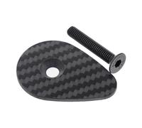 Fenteer Headset Top Cap en Fibre de Carbone pour Tige Avant Vélo Couvercle de Remplacement pour Fourche Accessoire de Décoration Adapté pour Cycliste, avec Vis en Acier