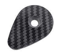 Fenteer Headset Top Cap en Fibre de Carbone pour Tige Avant Vélo Couvercle de Remplacement pour Fourche Accessoire de Décoration Adapté pour Cycliste, sans Vis