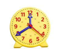 Fenteer Horloge d'apprentissage pour les enfants Activité de temps Jeux de formation aux compétences de pour les enfants, Jaune