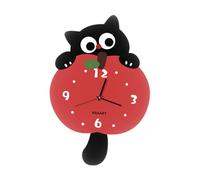 Fenteer Horloge Murale Créative Silencieuse En Forme de, Sans, pour Chambre D'enfant, Salle à Manger, Cuisine