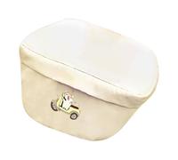 Fenteer Housse de Pluie pour Panier de Vélo Doublure Intérieure Protection Étanche Couverture Antipoussière en Tissu Oxford avec Couvercle Adapté pour Le Cycl, Beige