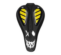 Fenteer Housse de Selle de Vélo Couvre-Selle Imperméable Rembourré Silicone PU Antidérapant Idéal pour Cyclisme Extérieur, Panneau Argenté