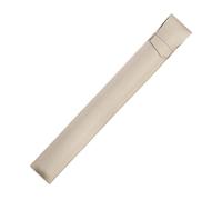 Fenteer Housse pour Baguettes de Batterie Porte-baguettes Étui de Rangement Pochette de Protection Sac pour Maillets En Cuir PU Adapté pour Les Batteurs de T, Beige