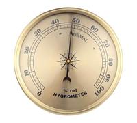 Fenteer Hygromètre Multifonction, Station Météo élégante pour La Navigation de Plaisance, La Pêche et