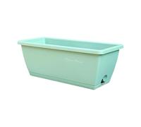 Fenteer Jardinière de Fenêtre pour Légumes avec Drainage, Pot Rectangulaire pour Balcon, Vert
