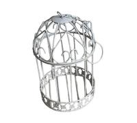 Fenteer Jardinière Suspendue en Forme de Cage à Oiseaux, Jardinière Peu Encombrante pour Plantes, Idéale pour La Maison, Le Jardin, Ou Le Bureau, 13 cm x 13 cm x 19 cm