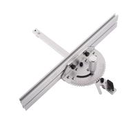 Fenteer Jauge de Mitre pour Scie à Table, Accessoire Essentiel pour Le Travail du Bois, Jauge et 41 Cm de Retour