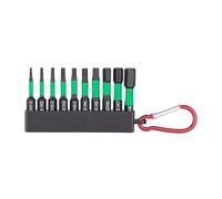 Fenteer Jeu d'embouts de tournevis, embouts à percussion, outils de réparation de quincaillerie polyvalents, kit d'embouts de perçage, Style A