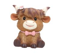 Fenteer Joli Pot de Fleurs en résine en Forme de Vache pour extérieur, Bureau, Maison, Jardin, A