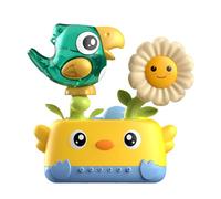 Fenteer Jouet de Bain Bébé Jouet Eau Bain Jouet Décoratif Cartoon Jouet Bain Éducatif Fabriqué En PP Installation Facile Convient pour Cadeau Naissance Salle, Oiseau