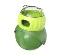 Fenteer Jouet Interactif pour Chien Distributeur de Friandises Puzzle Enrichissement Mental Adapté Aux Chiens Agressifs et Chats, Vert