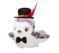 Fenteer Jouet Oiseau Interactif Réaliste en Peluche Jouet D'Activité Automatique Peluche Lavable pour Entretien Facile Adapté pour Combattre L'Ennui et, Style D