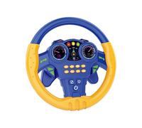 Fenteer Jouet Volant Enfant Simulation Conduite Jouet Interactif Musical Activité Sensorielle Effets Sonores et Visuels Convient pour Enfants Jeu Intérieur Ex, Bleu