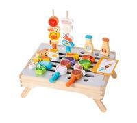 Fenteer Jouets de Barbecue : Jeu de Simulation pour Améliorer La Capacité Pratique des Enfants à Reconnaître Les Aliments