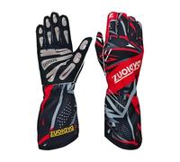 Fenteer Karting Gants Antidérapants Gants pour Hommes Gants de Jeu Gants de Cyclisme Spandex Extensible Résistant à l'eau et à l'usure Adaptés à La Conduite K, Rouge