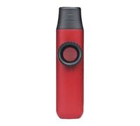 Fenteer Kazoo Flûte Instrument Kazoo Mini Kazoo Membrane Flûte Portable avec Contrôle Du Ton Réglable Adapté à La Fête Au à La Cadeau Musical, Rouge
