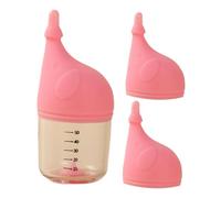 Fenteer Kit d'alimentation Au pour Chaton, d'allaitement, Tétines Remplaçables de 1,7, de Lait pour Chaton pour Chien, Peti, Rose