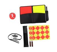 Fenteer Kit D'arbitre de Football Drapeau D'arbitre pour Les Matchs,