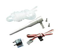 Fenteer Kit de compteur de pour drone à voilure fixe, accessoires robustes pour contrôleur de vol PT60, kit de tube de Pitot différentiel FPV, Type Apm
