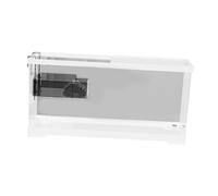 Fenteer Kit de Démarrage pour Réservoir de Tortues avec Système de Drainage, Blanc, L W Platform and Lid