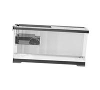 Fenteer Kit de Démarrage pour Réservoir de Tortues avec Système de Drainage, Noir, L W Platform and Lid