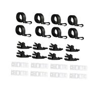 Fenteer Kit de Pièces pour Enrouleur de Couverture Solaire, Clips et Supports, Ensemble de 8 Pièces