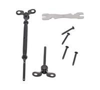 Fenteer Kit de Quincaillerie pour Garde-corps à Câbles Comprenant Un Tendeur à Bascule Serti, Un Connecteur de Terrasse En Acier Inoxydable et Un Mécanisme D&, Black Style A