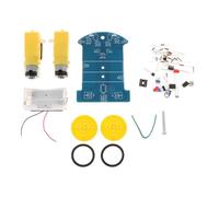 Fenteer Kit de Voiture Robot Intelligente pour L'éducation, Apprentissage Robuste pour Filles et Garçons Débutants