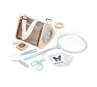 Fenteer Kit d'exploration, coffret d'observation, trousse de collection, filet à papillons éducatif, visionneuse