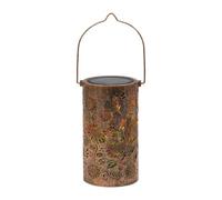 Fenteer Lanterne Solaire décorative extérieure pour Jardin, en Fer forgé, avec projecteur LED ajouré et Design ajouré. Lampe Suspendue idéale pour terrasse, Tournesol