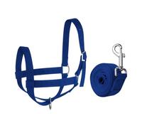 Fenteer Licol pour Bovins Harnais de Manutention Licol de Vache Équipement de Bergerie à Structure Réglable Suivant La Croissance Adapté à La Conduite, M