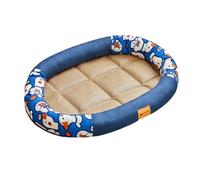 Fenteer Lit de Refroidissement pour Chat Matelas Rafraîchissant pour Chien Accessoire pour Animal de Compagnie Confortable et Respirant Adapté P, Bleu