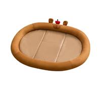 Fenteer Lit de Refroidissement pour Chat Matelas Rafraîchissant pour Chien Accessoire pour Animal de Compagnie Confortable et Respirant Adapté P, Brun
