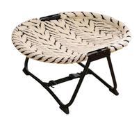 Fenteer Lit surélevé pour Animaux de Compagnie, Installation Rapide en Intérieur, Sac de Rangement Inclus, Idéal pour Les Cadeaux et Les Animaux de Compagnie.