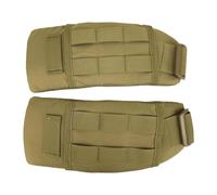 Fenteer Lot 2 Coussinets Ceinture Sport, Soutien Robuste et équilibré, Accessoire Rechange pour Ceinture Lombaire, Brun