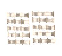Fenteer Lot de 10 Mini-clôtures à l'échelle 1/50 pour la décoration de Tables de Sable et de réseaux ferroviaires Miniatures. Accessoires pour la création, Style E