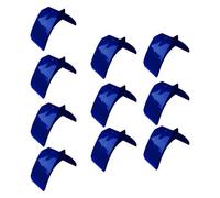 Fenteer Lot de 10 Supports à Pigeons Antidérapants Bleus pour La Maison et L'extérieur