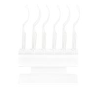 Fenteer Lot de 12 bâtons d'affichage de cils pour le maquillage, Clair
