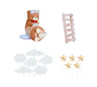 Fenteer Lot de 13 Décorations de Gâteau En Forme D'avion, Idéales pour Une Shower