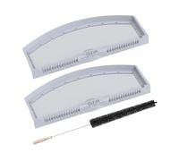 Fenteer Lot de 2 filtres à peluches pour sèche-linge (4476390) avec brosse de nettoyage (PS11763056 AP6031713) pour modèles Gtd33eask0WW, GTX33eask0WW et