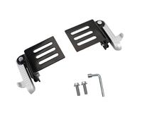 Fenteer Lot de 2 Repose-Pieds Pliables pour vélo électrique, pédales Pliables, Installation Facile, Repose-Pieds antidérapants pour l'extérieur, Style C