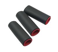 Fenteer Lot de 3 Manchons de Protection en Mousse pour Barre de Traction, pour Le Fitness à Domicile (Hommes et Femmes), Noir Rouge