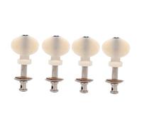 Fenteer Lot de 4 Chevilles de Rechange pour Cordes D'ukulélé, Accessoires Résistants à L'usure, Clé