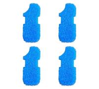 Fenteer Lot de 4 Filtres éponge Lavables pour Aquarium, en Coton Biochimique