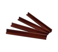 Fenteer Lot de 4 Supports de Mahjong en Bois pour Divertissement de Vacances, 230x20mm