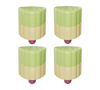 Fenteer Lot de 4 Supports de Nappe pour Table à Manger, Couvre-, Installation Rapide, Pinces légères pour nappes de Table pour Le Lieu de Travail, Vert