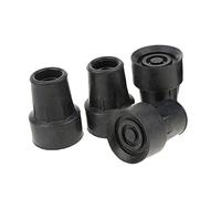 Fenteer Lot de 4x Embouts Canne Marche Bâton de Marche Anti-dérapant en Caoutchouc - 16mm