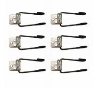 Fenteer Lot de 5 Crochets D'extension pour Canapé, Crochets à Ressort, Connecteurs de Cadre, Construction en Fer Galvanisé pour La Fixation D'éléments, 6 pièces
