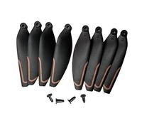 Fenteer Lot de 8 Hélices de Drone avec Vis à Dégagement Rapide, Professionnelles, Haute Résistance, 5,8 Cm, Pièces de Rechange pour S1S, E88Max, K918, Ying, S, Orange