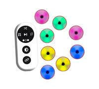 Fenteer Lot de 8 Lampes d'entraînement de réaction, équipement de réponse Rapide, Lampe LED multifonctionnelle de Coordination, système d'éclairage